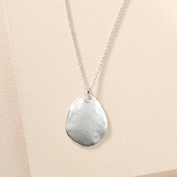 Stella & Dot Amour Drop Pendant Silver - Picture 2 of 4